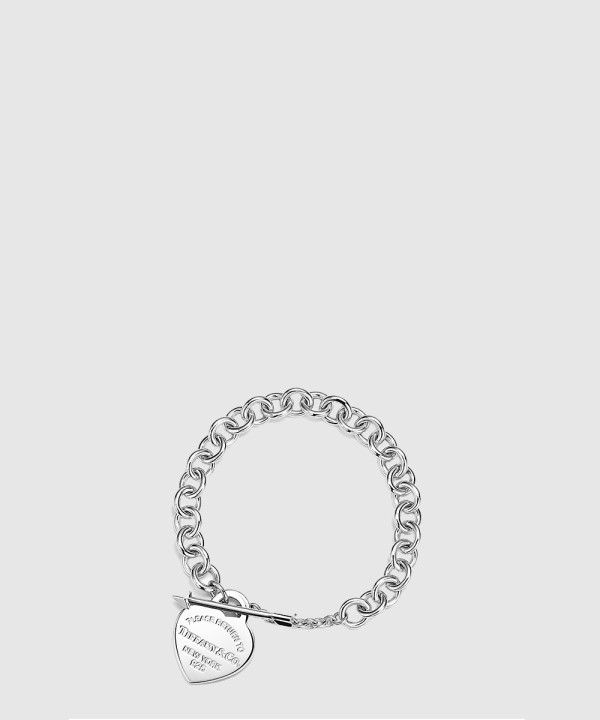 [TIFFANY-티파니]러브스트럭 하트 태그 팔찌