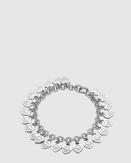 [TIFFANY-티파니]멀티 하트 태그 팔찌