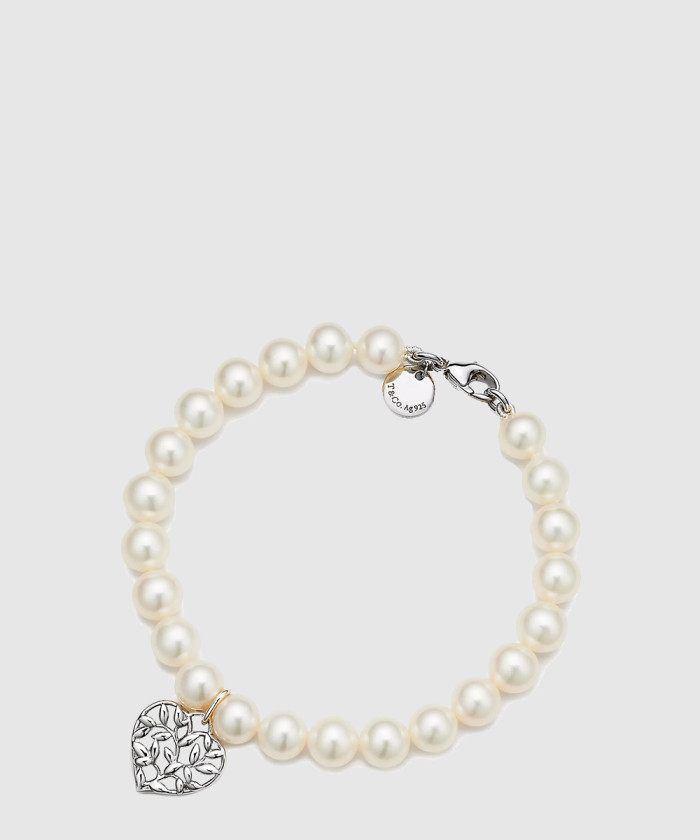 레플리카|이미테이션 tiffany-티파니올리브-리프-펄-하트-팔찌