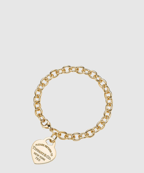 [TIFFANY-티파니]하트 태그 브레이슬릿 팔찌