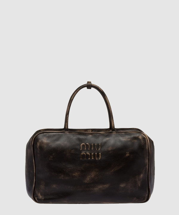 [MIUMIU-미우미우]레더 탑핸들백 5BB117
