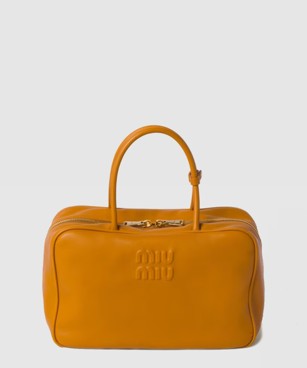 [MIUMIU-미우미우]레더 탑핸들백 5BB117