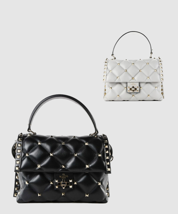 [VALENTINO-발렌티노]캔디스터드 탑핸들백