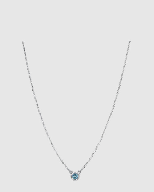 [TIFFANY-티파니]컬러 바이 더 야드 아쿠아마린 펜던트 목걸이