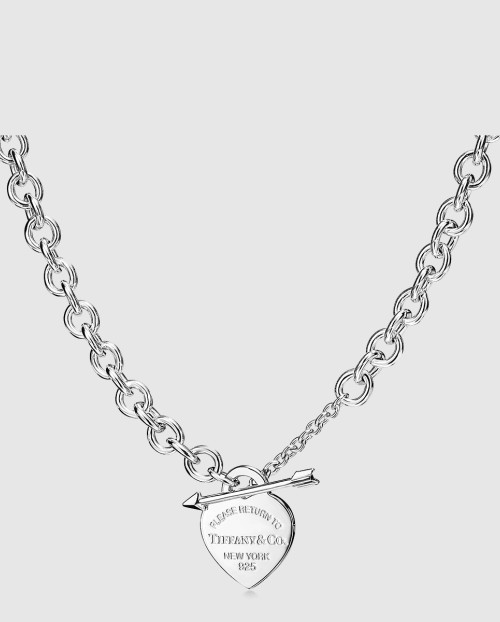 [TIFFANY-티파니]러브스트럭 하트 태그 목걸이