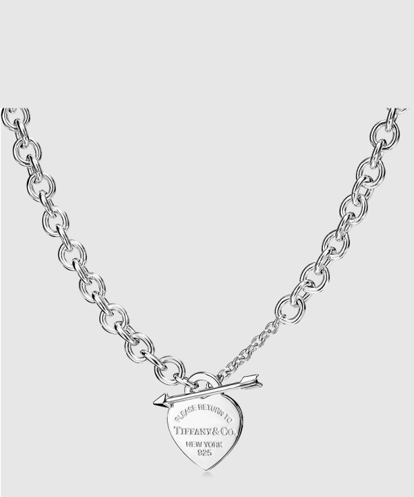 [TIFFANY-티파니]러브스트럭 하트 태그 목걸이