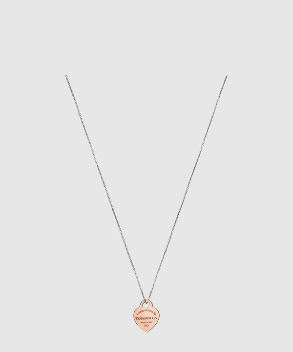 [TIFFANY-티파니]하트 태그 펜던트 스털링 목걸이