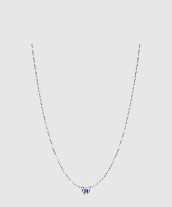 [TIFFANY-티파니]컬러 바이 더 야드 애머시스트 목걸이