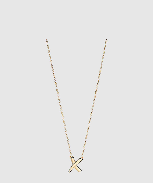 [TIFFANY-티파니]X 펜던트 목걸이