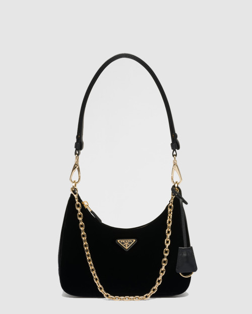 [PRADA-프라다]리에디션 벨벳 호보백 1BC204