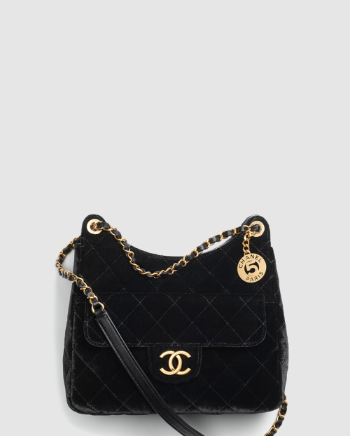 [CHANEL-샤넬]호보 벨벳 핸드백 AS4322