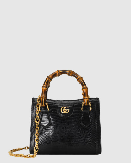 [GUCCI-구찌]리자드 다이애나 미니 토트백 675800