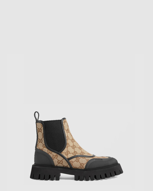[GUCCI-구찌]GG 캔버스 앵클부츠 751711