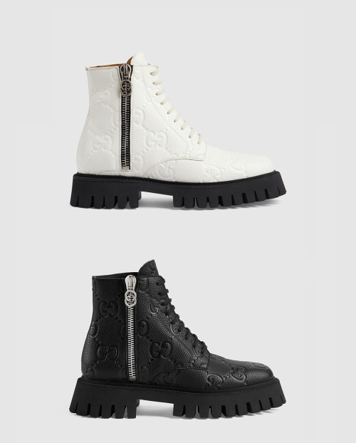 [GUCCI-구찌]GG 레더 부츠 751712