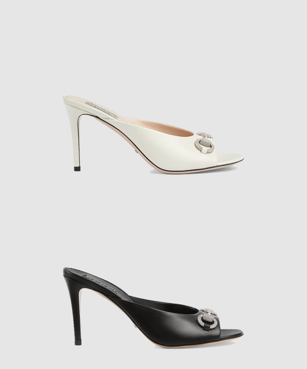 [GUCCI-구찌]크리스탈 홀스빗 샌들 771693