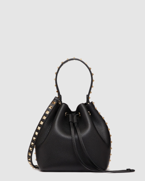 [VALENTINO-발렌티노]락스터드 가죽 버킷백