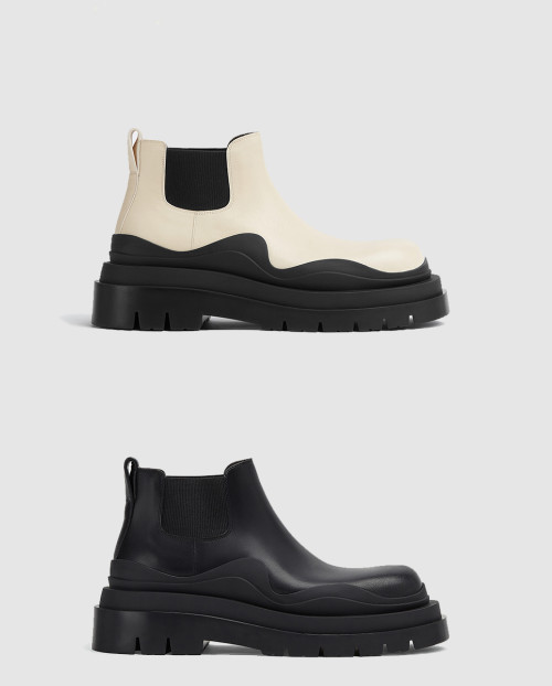 [BOTTEGA-보테가베네타]타이어 앵클 첼시부츠 630300