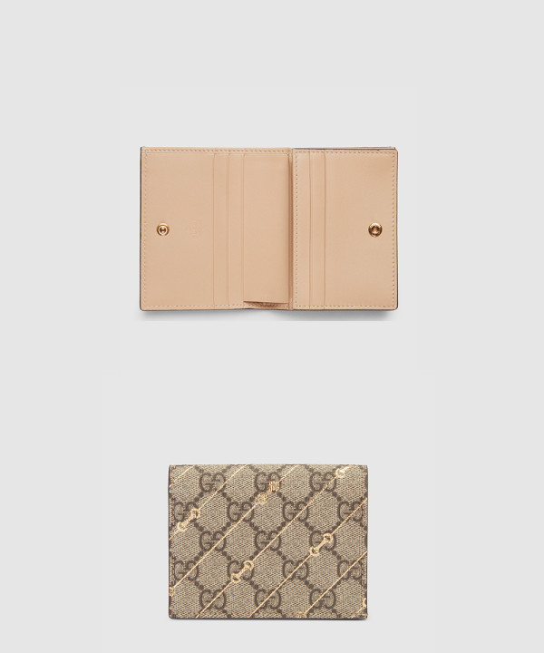 [GUCCI-구찌]GG 수프림 캔버스 카드 케이스 지갑 774332
