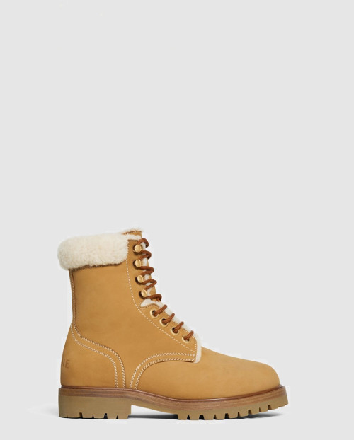 [CELINE-셀린느]시어링 앵클부츠 356774