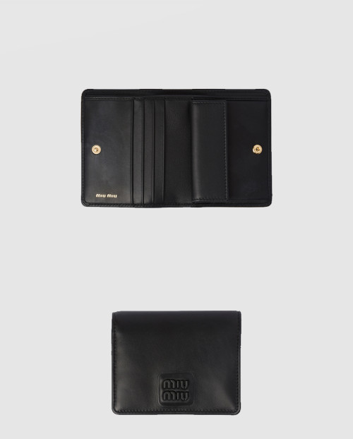 [MIUMIU-미우미우]가죽 반지갑 5MV204