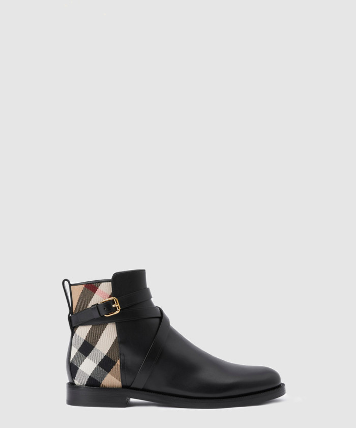 레플리카|이미테이션 burberry-버버리하우스-체크-레더-앵클-부츠-80568191