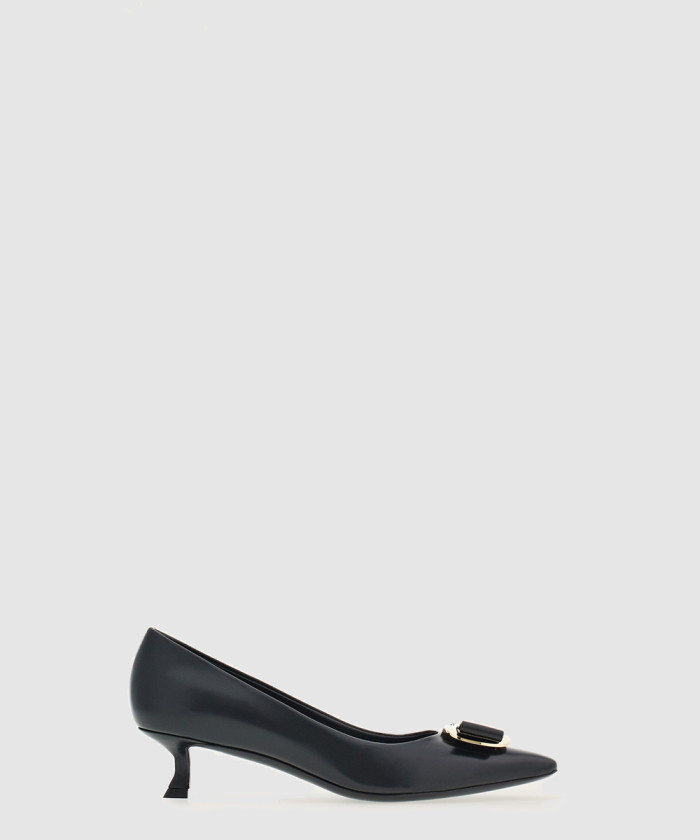 레플리카|이미테이션 ferragamo-페레가모뉴-바라-플레이트-로우-힐-펌프스-01h450