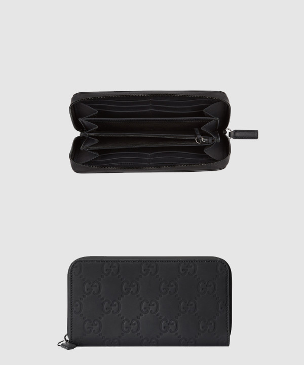 [GUCCI-구찌]GG 러버 이펙트 지퍼월렛 771421