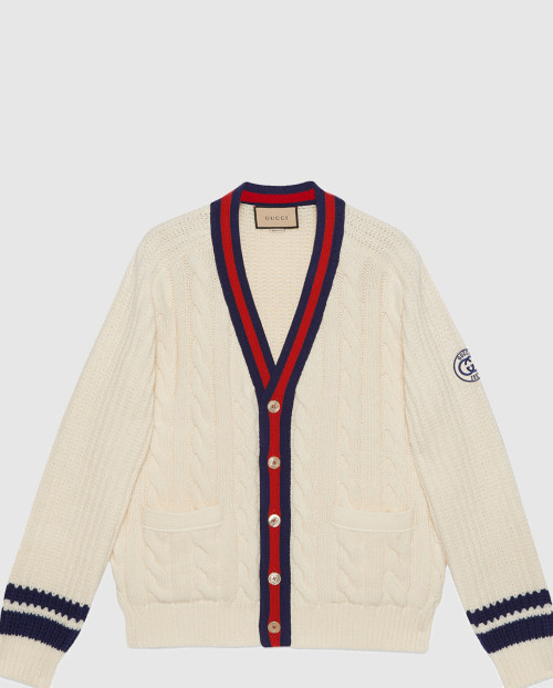 [GUCCI-구찌]케이블 울 니트 가디건 763373