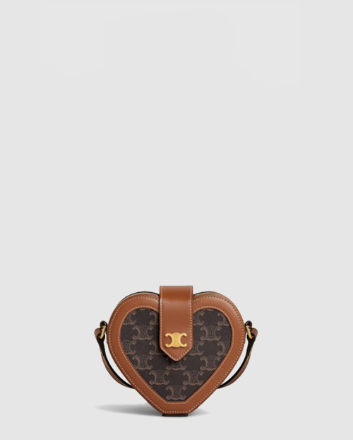 [CELINE-셀린느]트리오페 하트 크로스백 198212