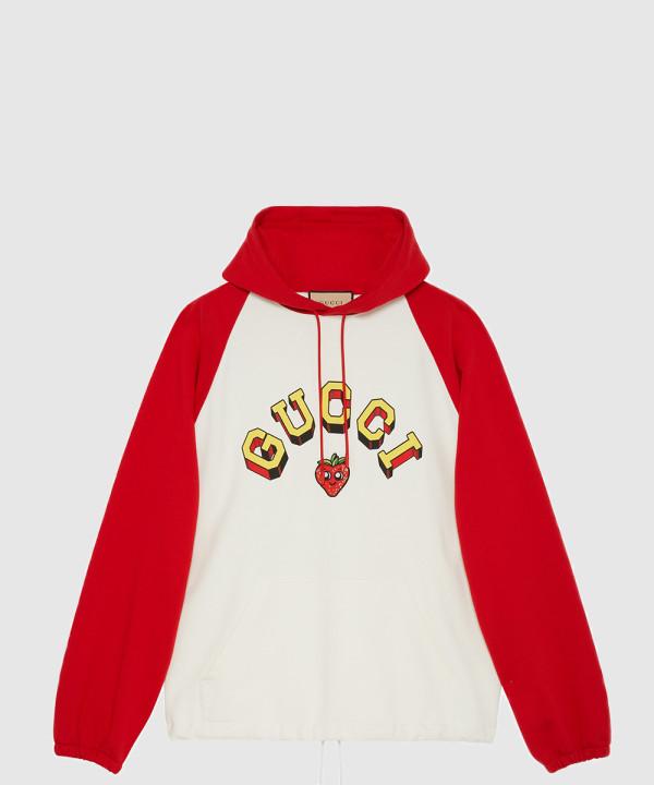 [GUCCI-구찌]코튼 저지 후드 스웨트셔츠 773734