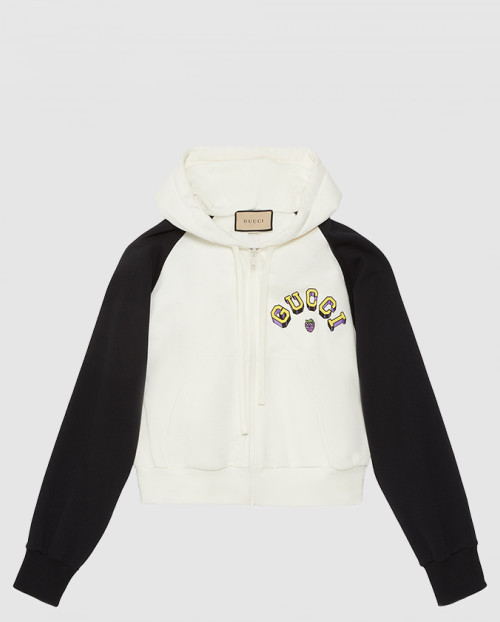 [GUCCI-구찌]코튼 저지 후드 스웨트셔츠 773729