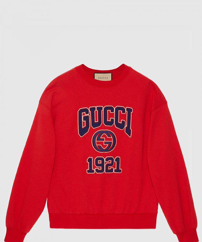 레플리카|이미테이션 gucci-구찌자수-코튼-저지-스웨트셔츠-768530