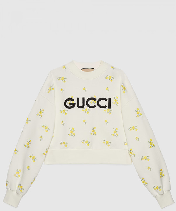 [GUCCI-구찌]자수 코튼 스웨트셔츠 765385