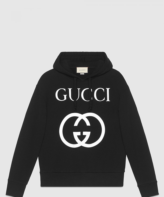 레플리카|이미테이션 gucci-구찌인터로킹-g-디테일의-후드-스웨트셔츠-475374