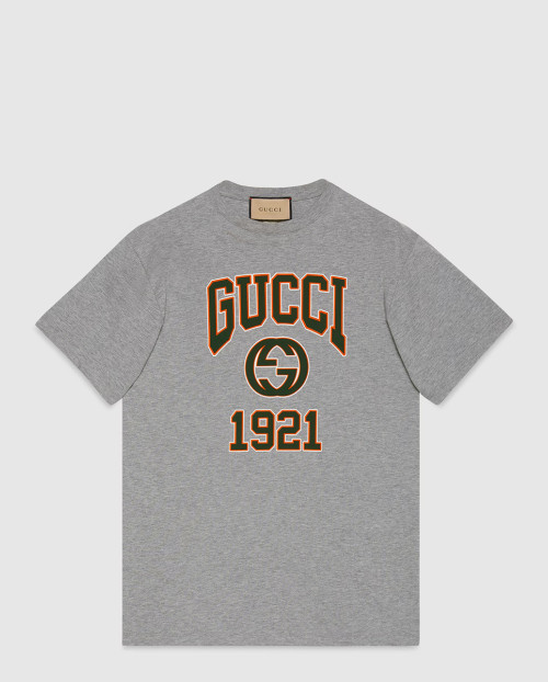 [GUCCI-구찌]코튼 저지 프린트 티셔츠 771758