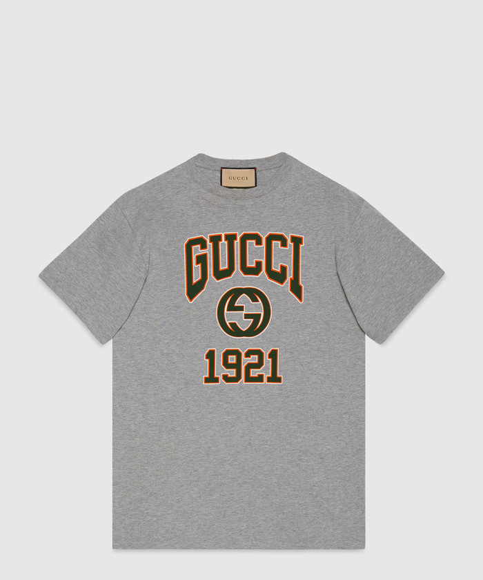 레플리카|이미테이션 gucci-구찌코튼-저지-프린트-티셔츠-771758-2