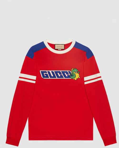 [GUCCI-구찌]코튼 슬리브셔츠 770917