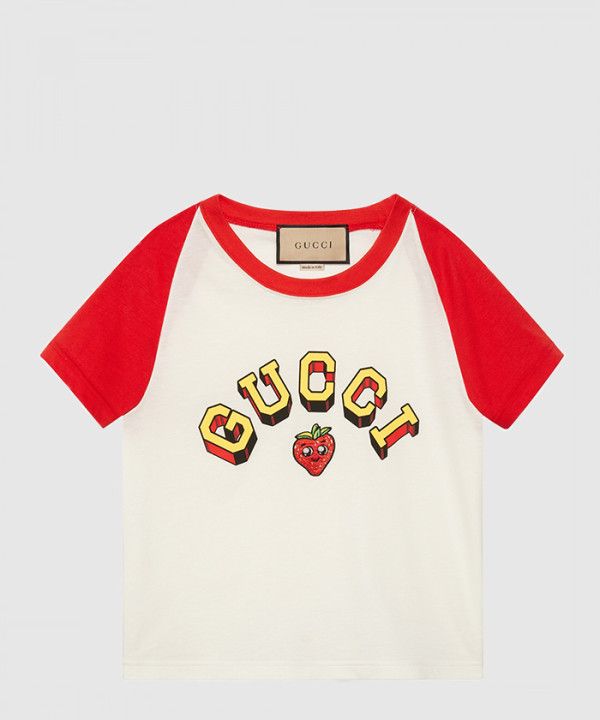 [GUCCI-구찌]니트 면 프린트 티셔츠 768183