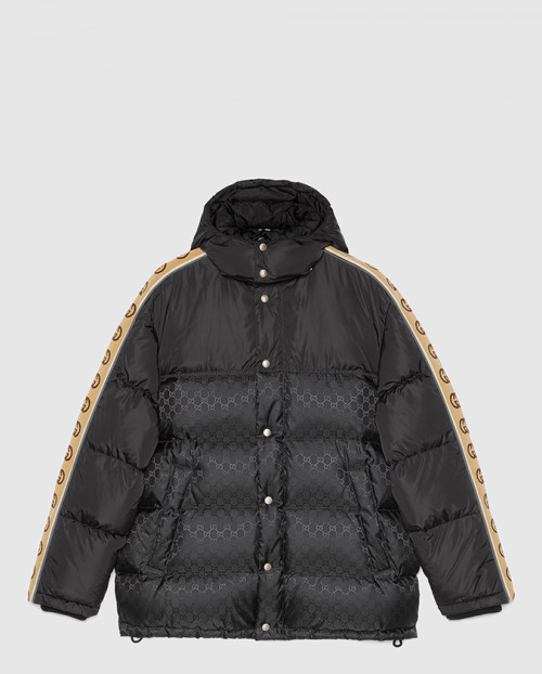 [GUCCI-구찌]GG 자카드 나일론 패딩 코트 598725