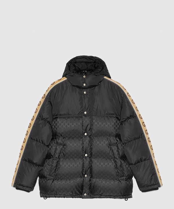 [GUCCI-구찌]GG 자카드 나일론 패딩 코트 598725