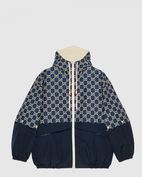[GUCCI-구찌]GG 립스탑 패브릭 지퍼 재킷 742811