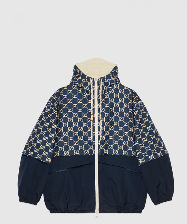 [GUCCI-구찌]GG 립스탑 패브릭 지퍼 재킷 742811