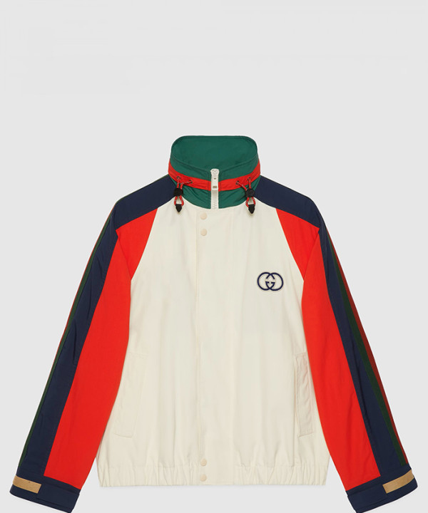 [GUCCI-구찌]패치 코튼 나일론 재킷 747369