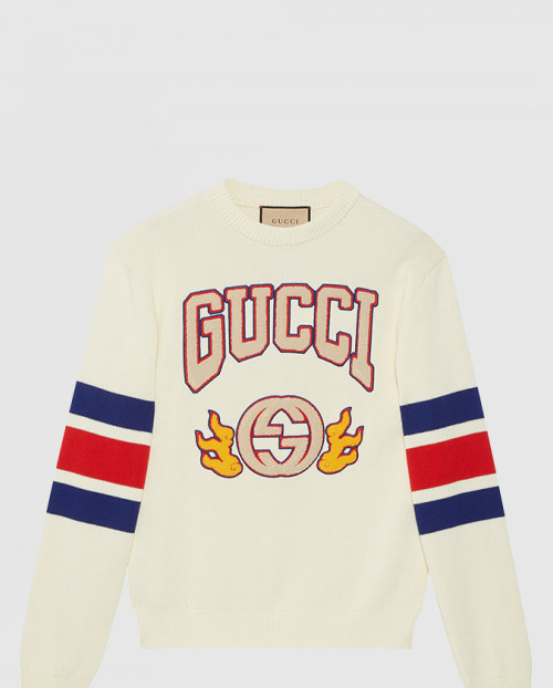 [GUCCI-구찌]자수 면 스웨터 770832