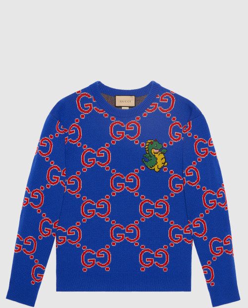 [GUCCI-구찌]울 자카르 스웨터 770833