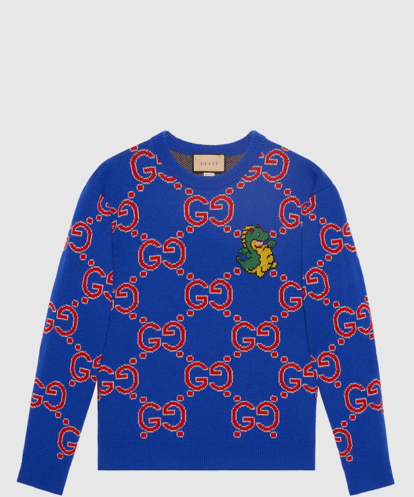 [GUCCI-구찌]울 자카르 스웨터 770833