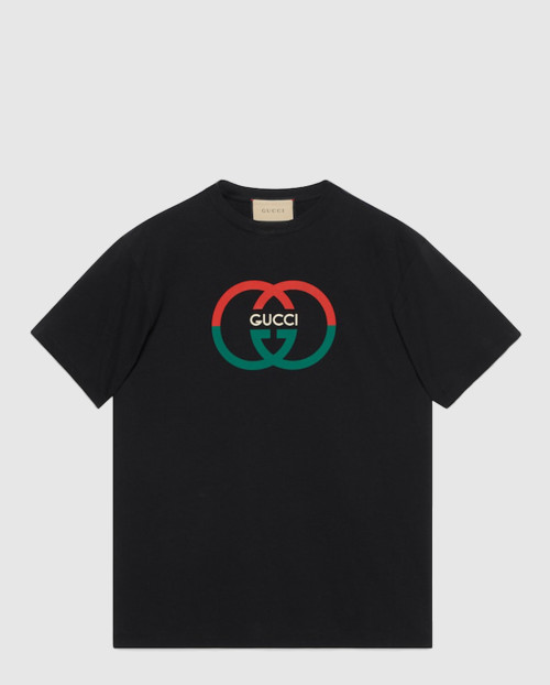 [GUCCI-구찌]코튼 저지 프린트 티셔츠 771758