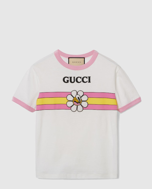 [GUCCI-구찌]니트 면 프린트 티셔츠 723566