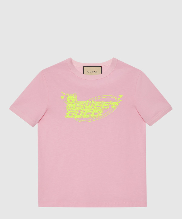 [GUCCI-구찌]코튼 저지 티셔츠 723566