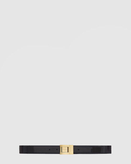 [SAINT LAURENT-생로랑]레더 버클 벨트 658517